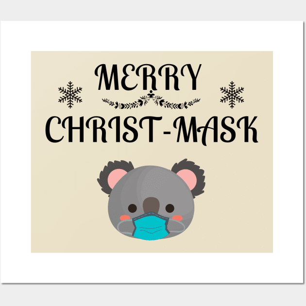 Australian Christmas Cute koala Wall Art by NickDsigns